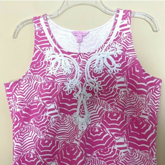 Lilly Pulitzer Foster Shift pink and white - Picture 5 of 5